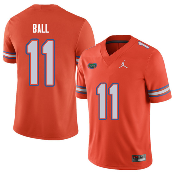 Jordan Brand Men #11 Neiron Ball Florida Gators College Football Jerseys Sale-Orange